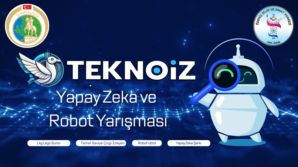 TEKNOİZ YAPAY ZEKA VE ROBOT YARIŞMASINA KATILDIK.